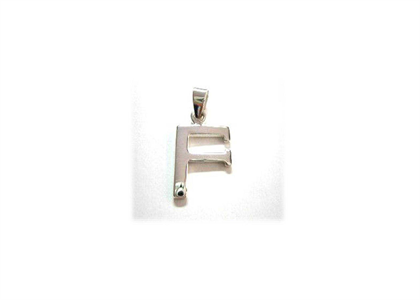Rhodium Plated | Alphabet Pendants